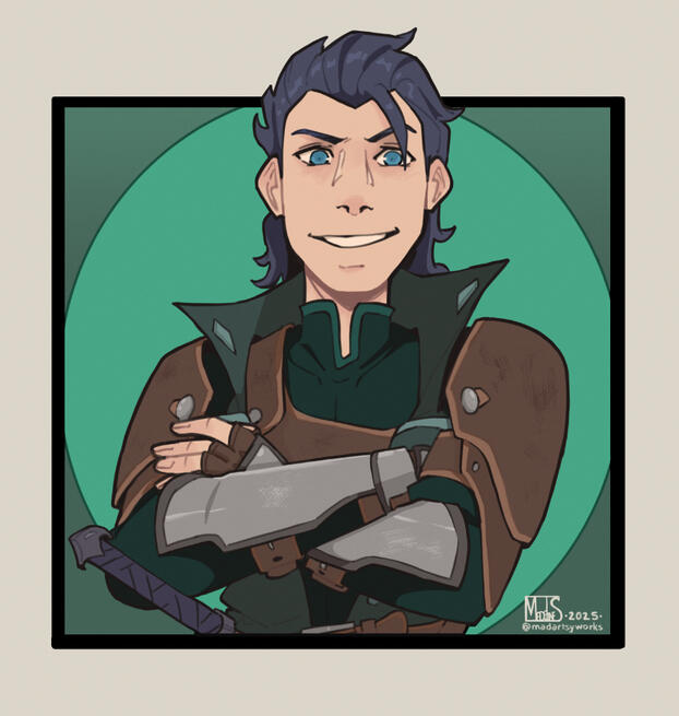 VINCENT MOOR PORTRAIT TWO MY OC
